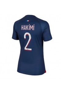 Fotbalové Dres Paris Saint-Germain Achraf Hakimi #2 Dámské Domácí Oblečení 2023-24 Krátký Rukáv